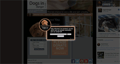 Desktop Screenshot of dogsindanger.com